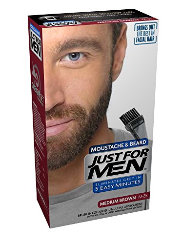 Just For Men Pflege Brush In Color Gel für Bart Bartfärbemittel 
